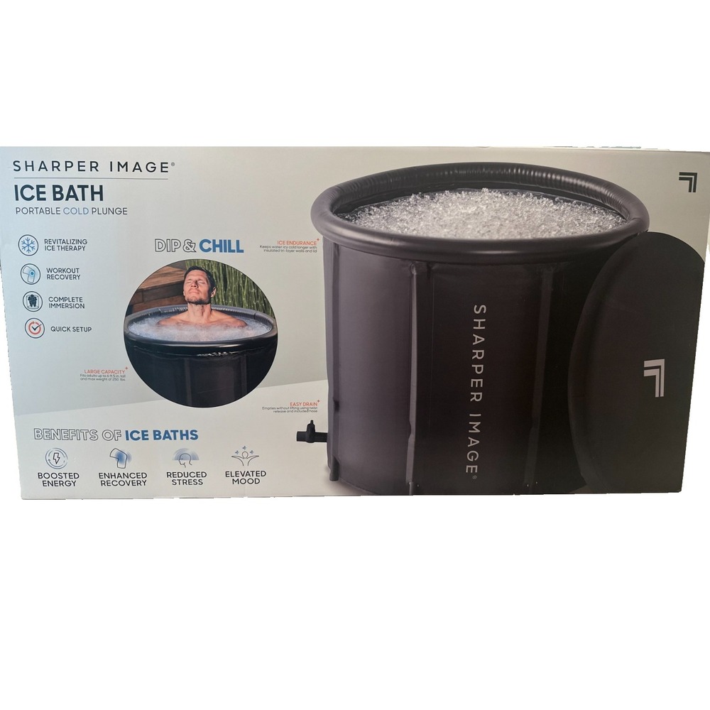 Sharper Image Portable Ice Bath Cold‎ Plunge for Revitalization